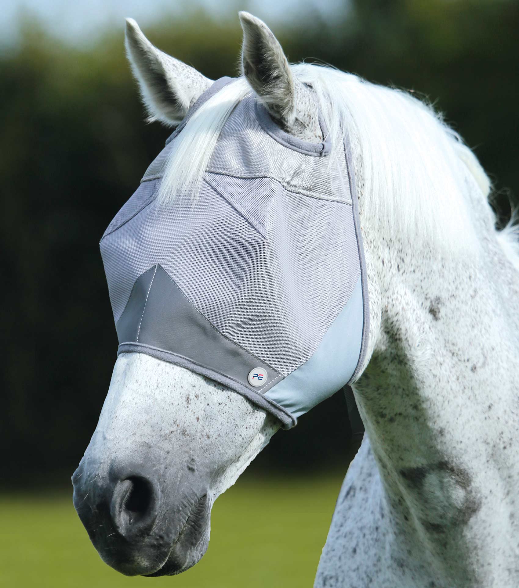PE - Buster Fly Mask Standard - Silver