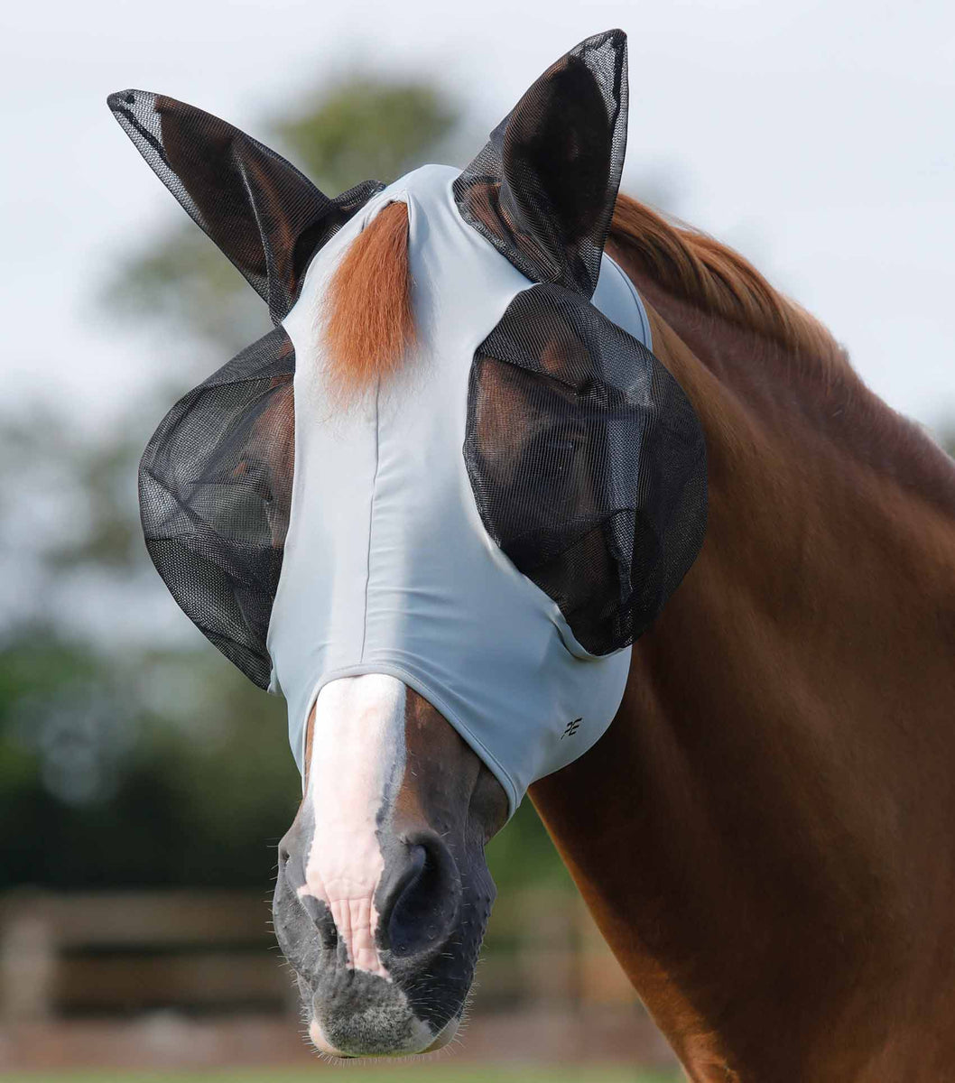 PE - Comfort Tech Lycra Fly Mask – Essential Equestrian Wear