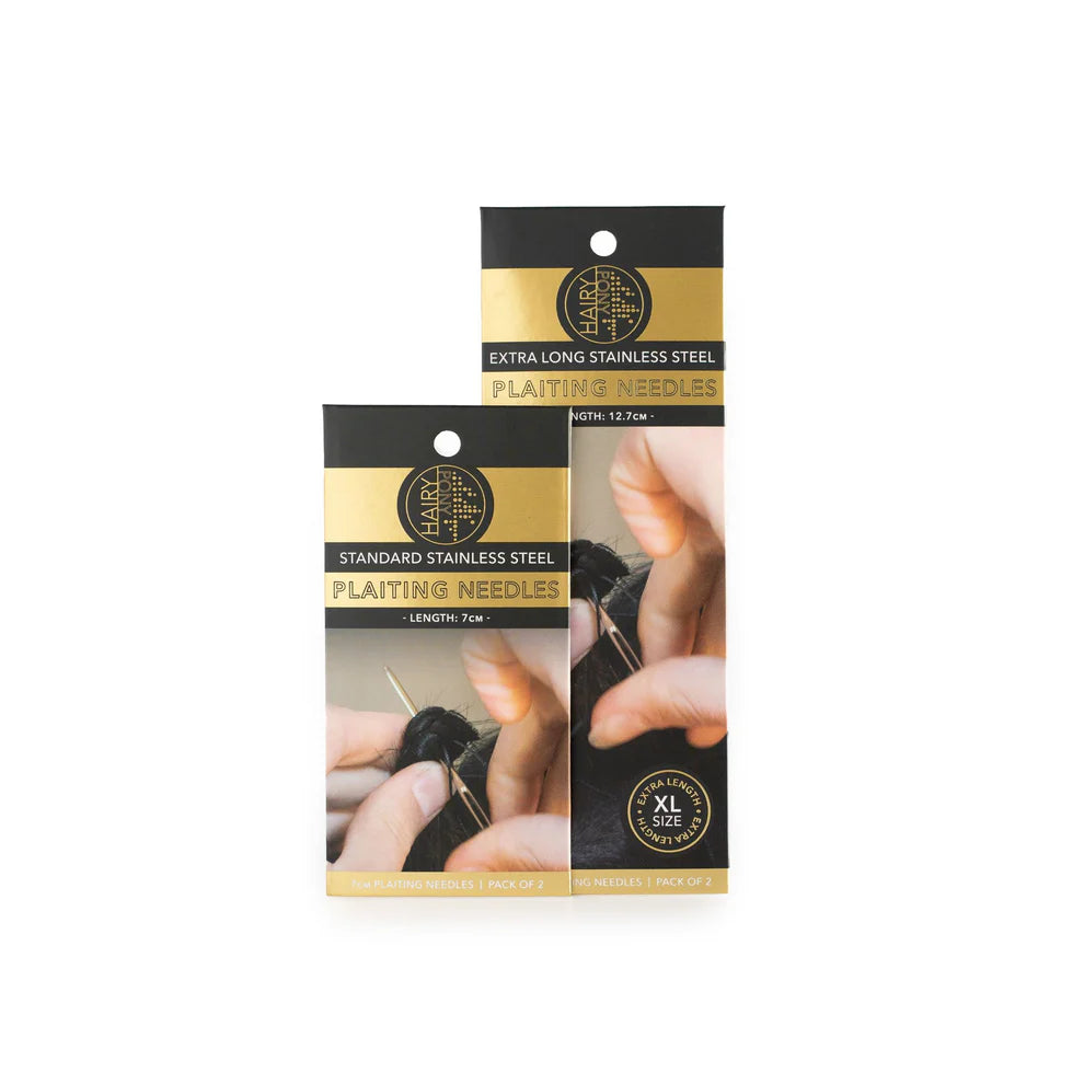 Hairy Pony Plaiting Needles Stainless Steel Pack of 2
