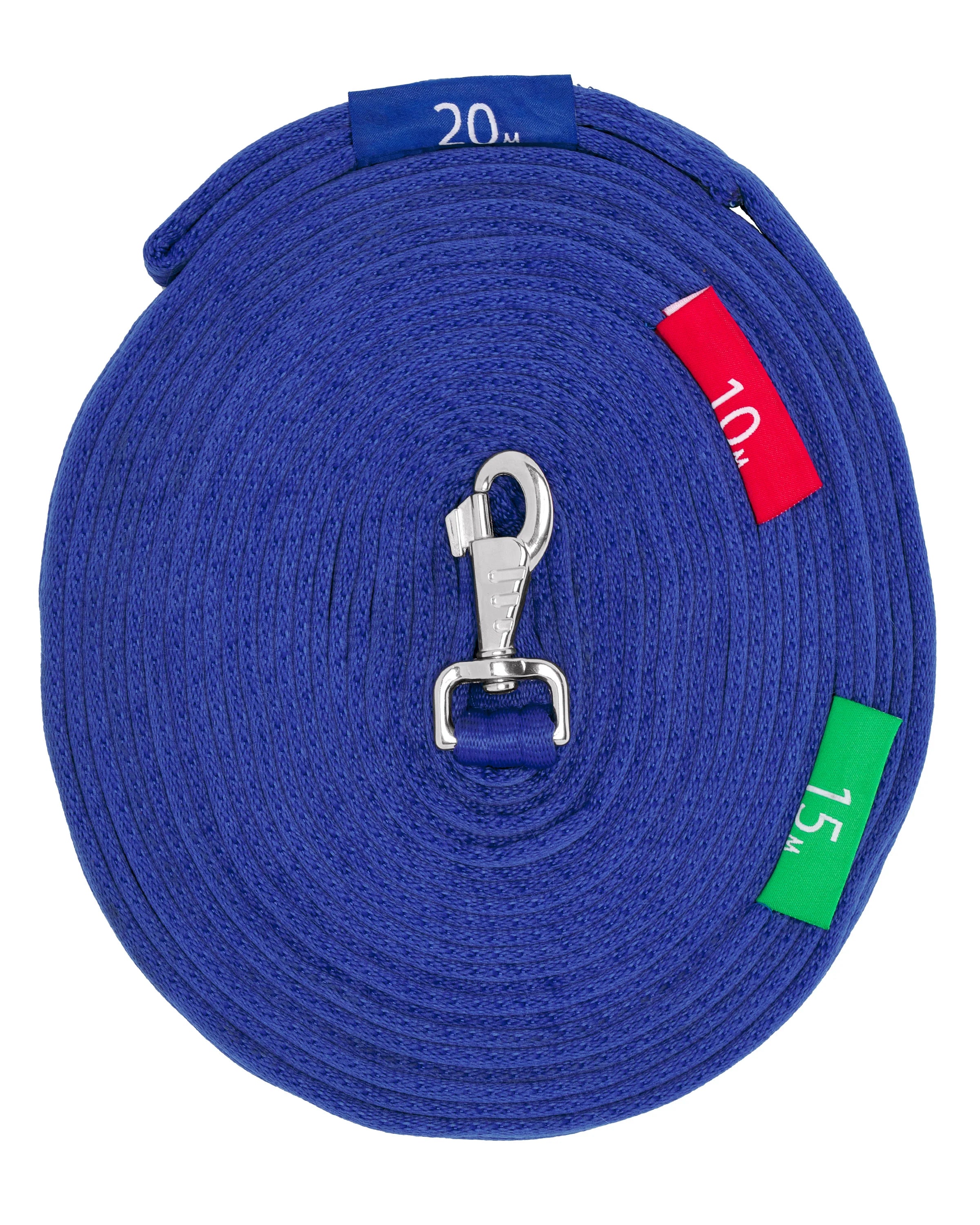 Lunge Lead with circle Markers Blue