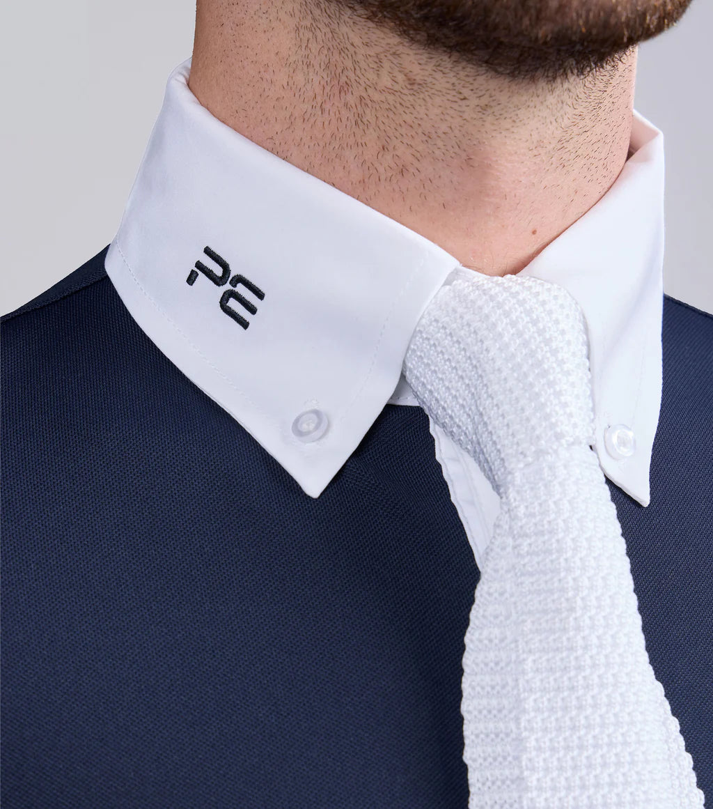 PE - Giulio Men's Long Sleeve Show Shirt Navy