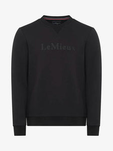 LeMieux - Mens Elite Crew Sweatshirt Black