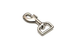 Snap Hook - Square Swivel - Nickle