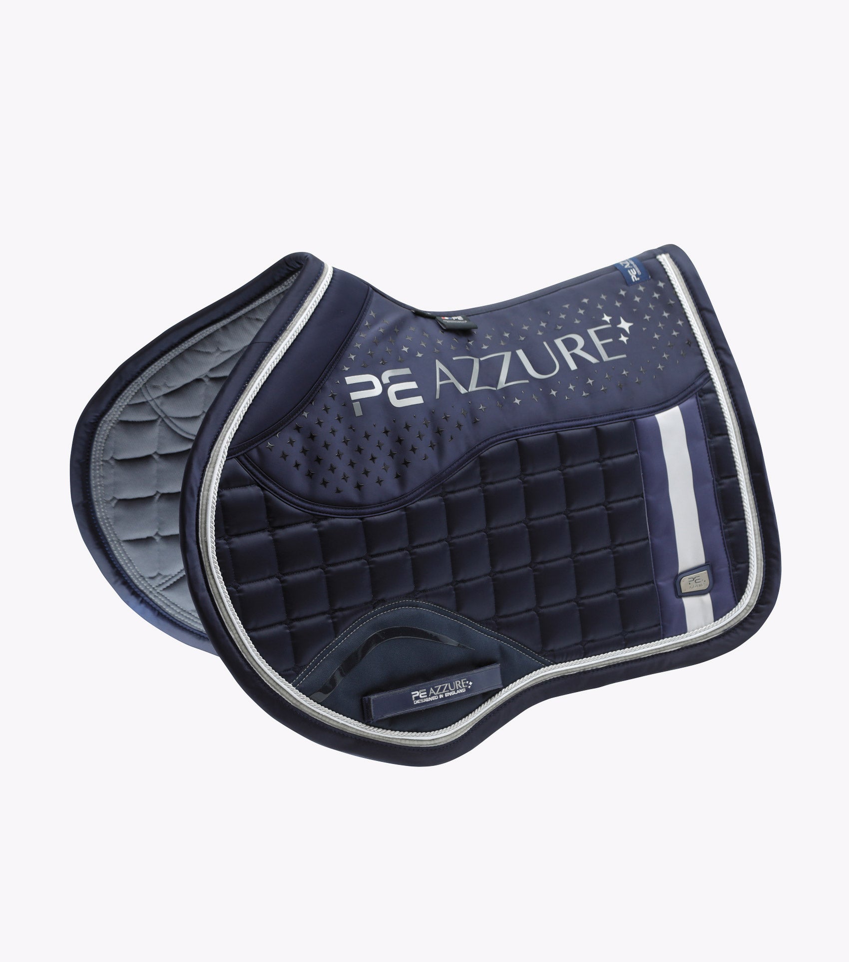 PE - Azzure Anti-Slip Satin GP/Jump Square Saddle Pad