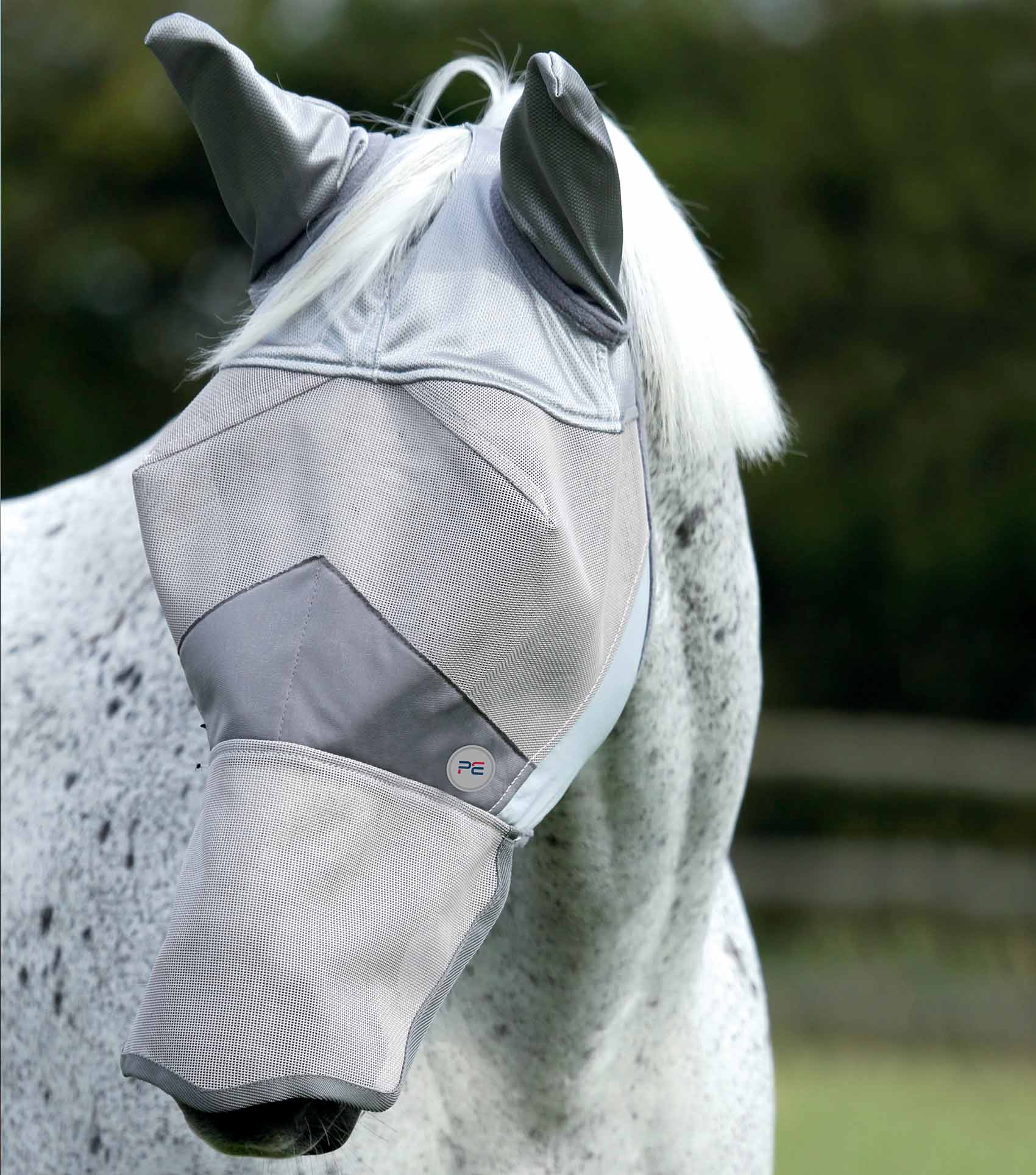 PE - Buster Fly Mask XTRA Silver