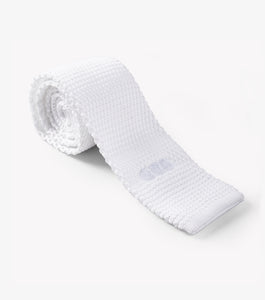 PE - Men's Knitted Tie White