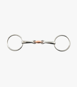PE - Loose Ring Snaffle with Copper Lozenge