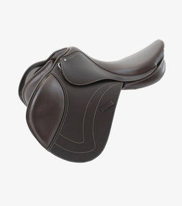 PE - Prideaux Synthetic Close Contact Jump Saddle Brown