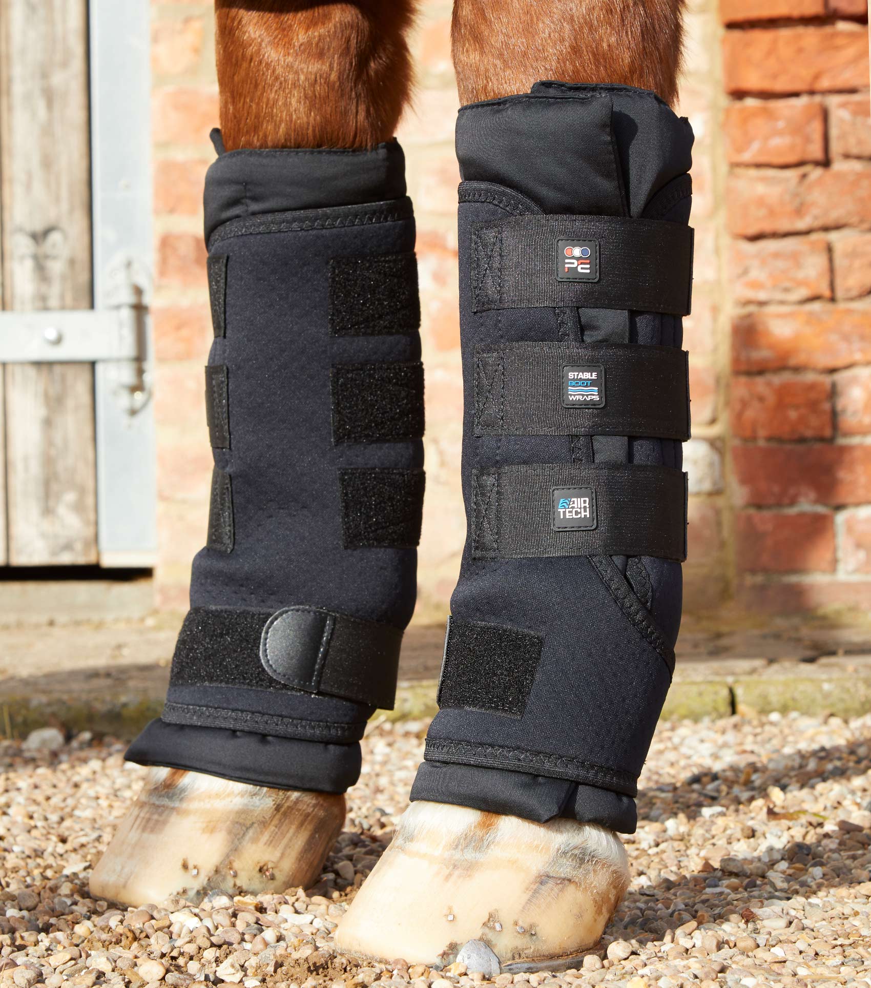 PE - Stable Boot Wraps Black