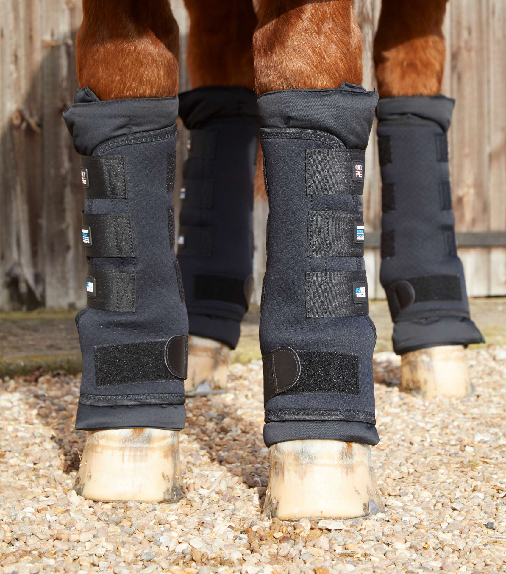 PE - Stable Boot Wraps Black