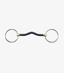 PE - Blue Sweet Iron Loose Ring Mullen Mouth Snaffle