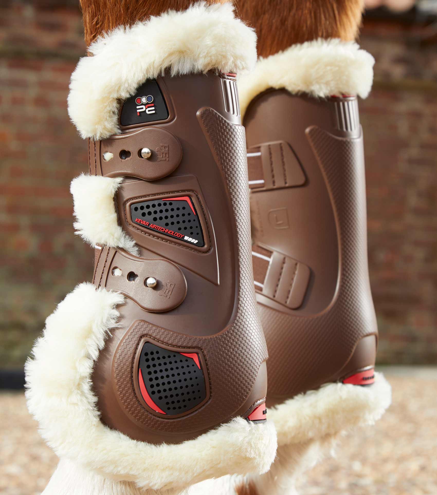 PE Techno Wool Tendon Boots Essential Equestrian Wear